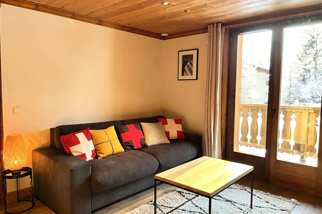 Meleg lakás Megève