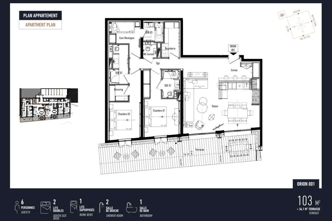 Antares Orion 001 - Luxury Apartment Ski In/ski Kimenet