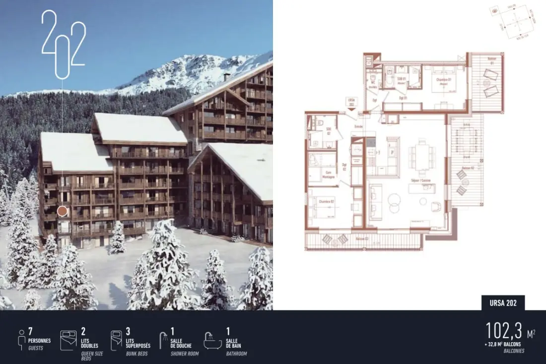 Antares Ursa 202 - Luxury Apartment Ski In/ski Kimenet