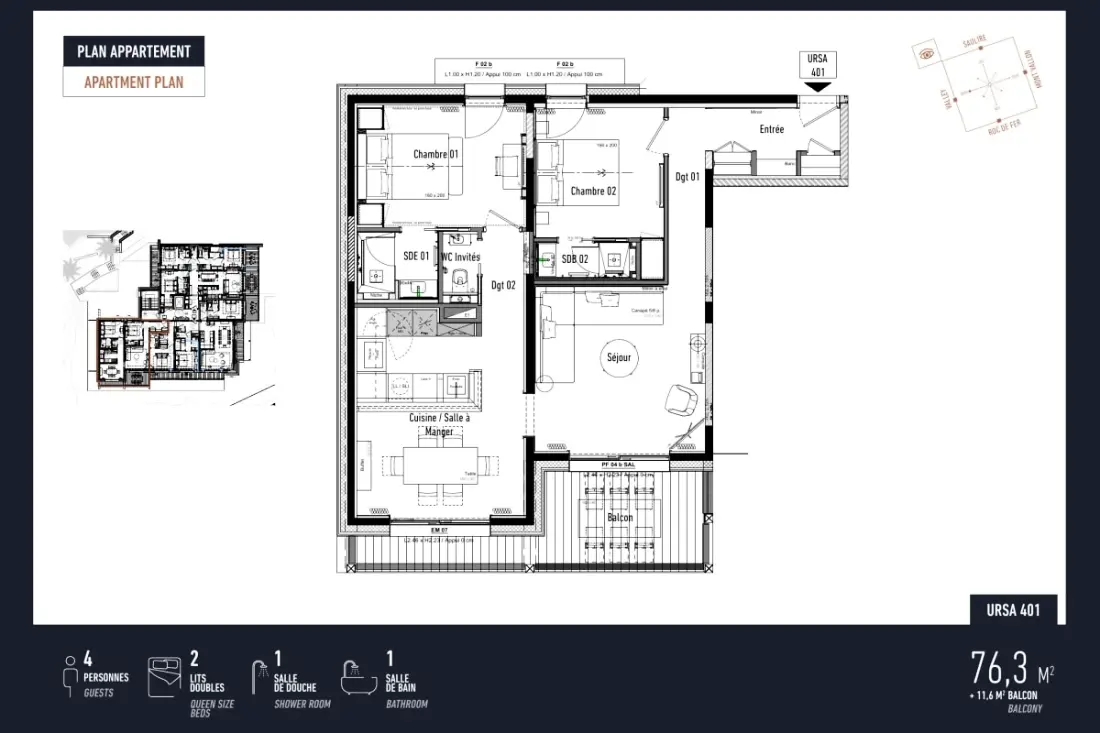 Antares Ursa 401 - Luxury Apartment Ski In/ski Kimenet