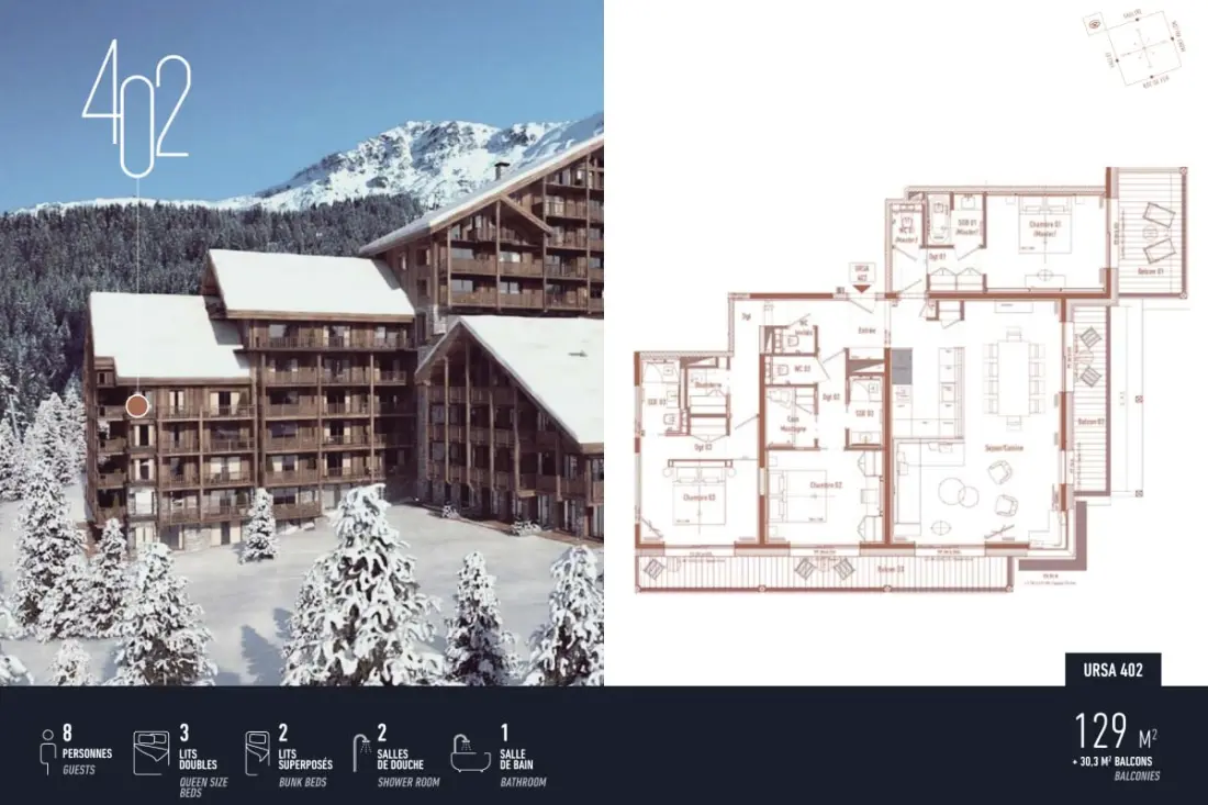 Antares Ursa 402 - Luxury Apartment Ski In/ski Kimenet
