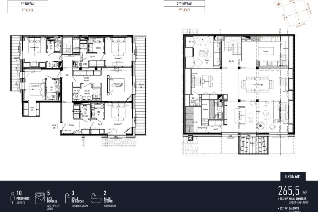 Antares Ursa 601 - Sublime Penthouse Ski In/out