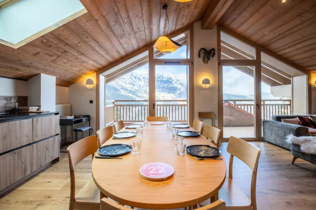 Etania 401 Gyönyörű Penthouse Apartman Meribel Morelben