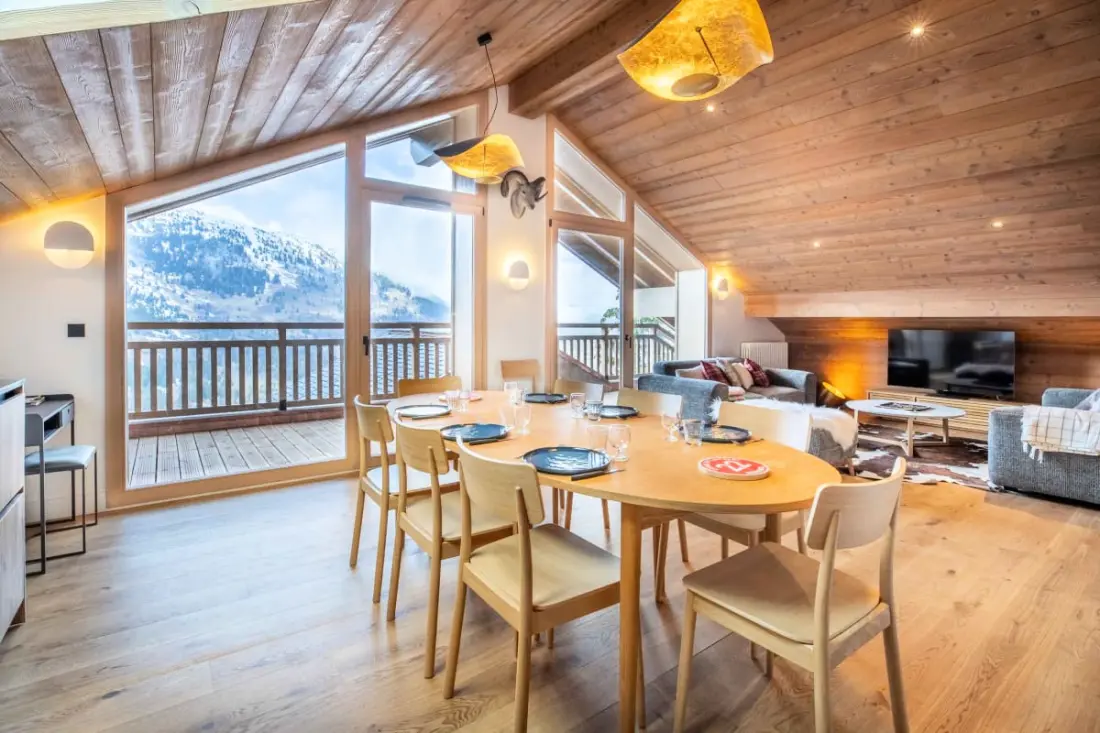 Etania 401 Gyönyörű Penthouse Apartman Meribel Morelben