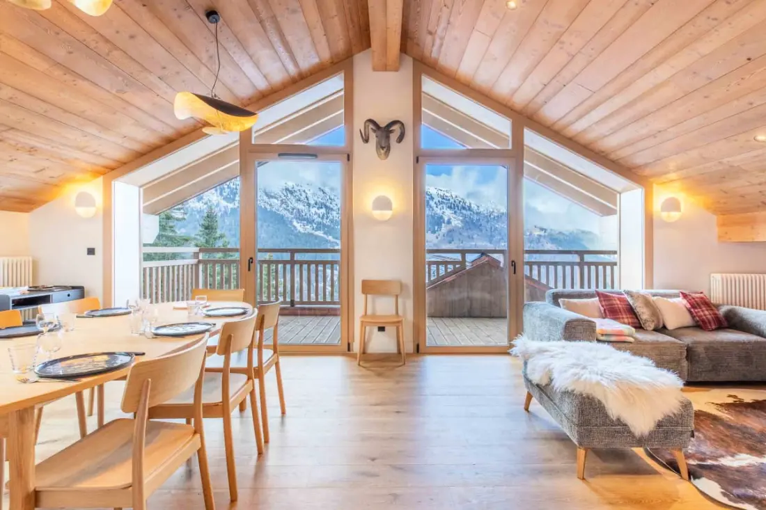 Etania 401 Gyönyörű Penthouse Apartman Meribel Morelben