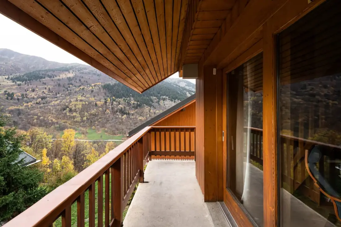 Grand Duplex Meribel faluban Balcony
