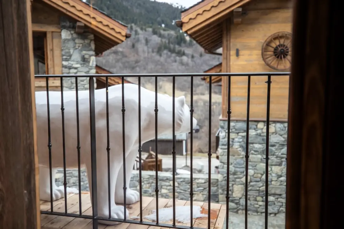 Chalet Yolo-Poscine beltéri Spa