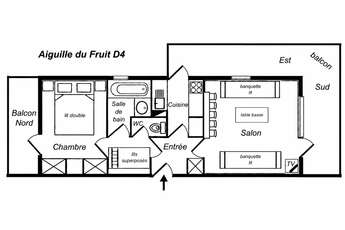 Residence Aiguille Du Fruit Bas