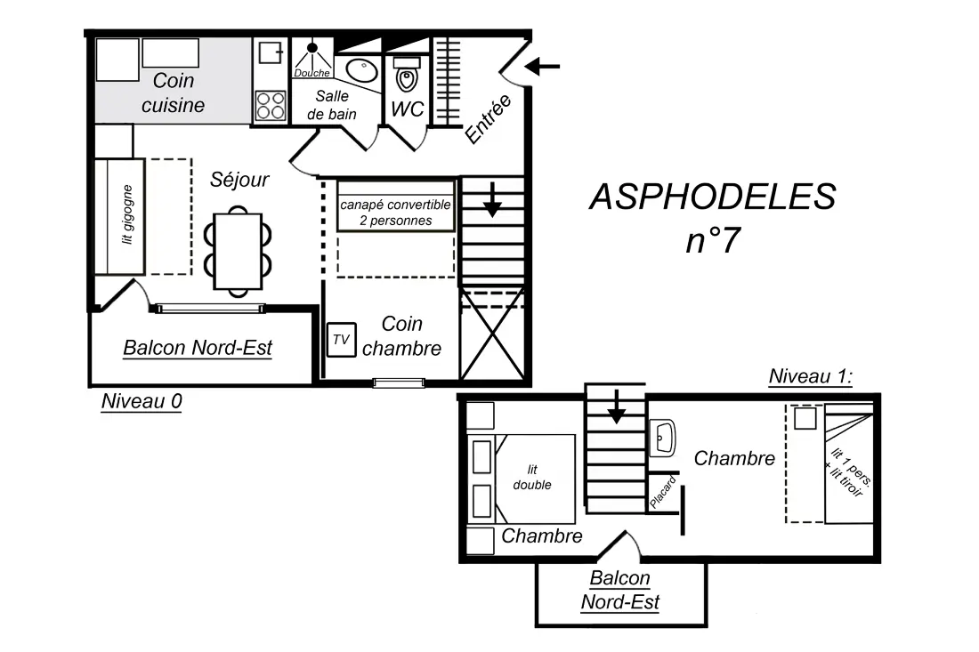 Aszfodelles lakóhely