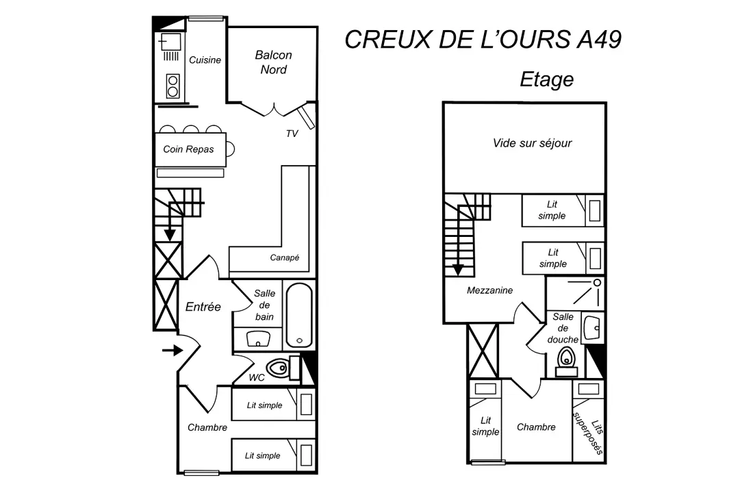 Creux De L A lakóhelyünk