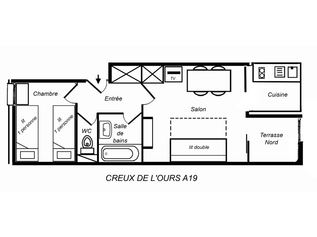 Creux De L A lakóhelyünk