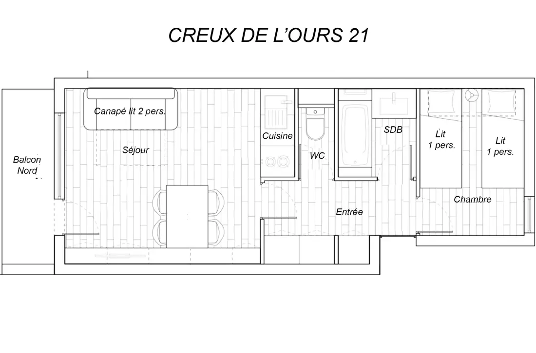 Creux De L medve lakóhely