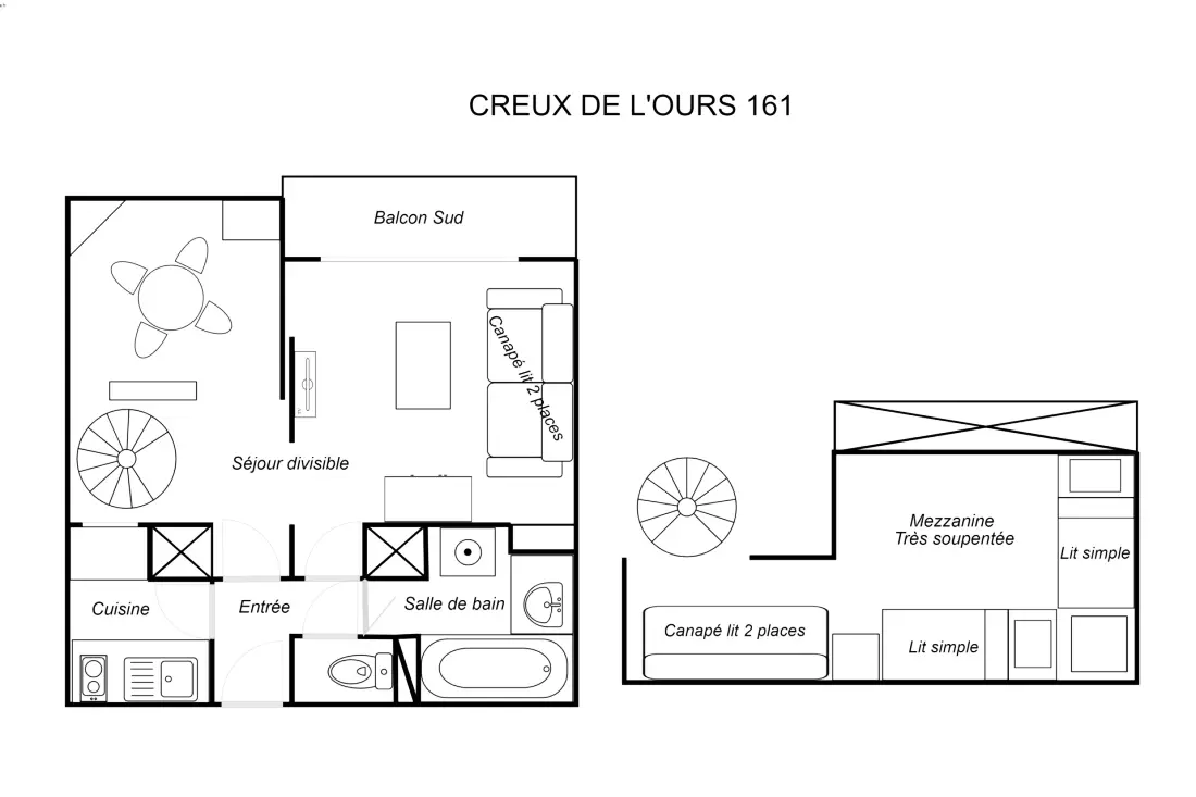 Creux De L medve lakóhely