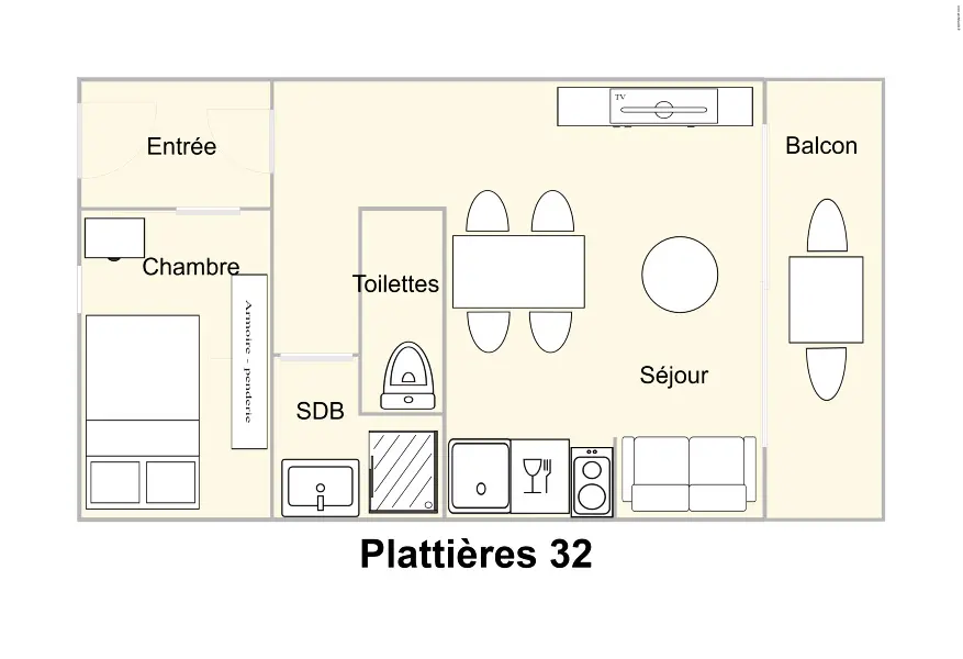 Platieres tartózkodási hely