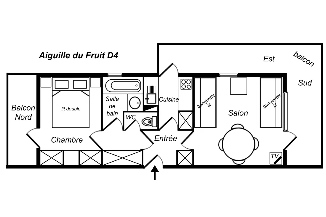 Residence Aiguille Du Fruit Bas