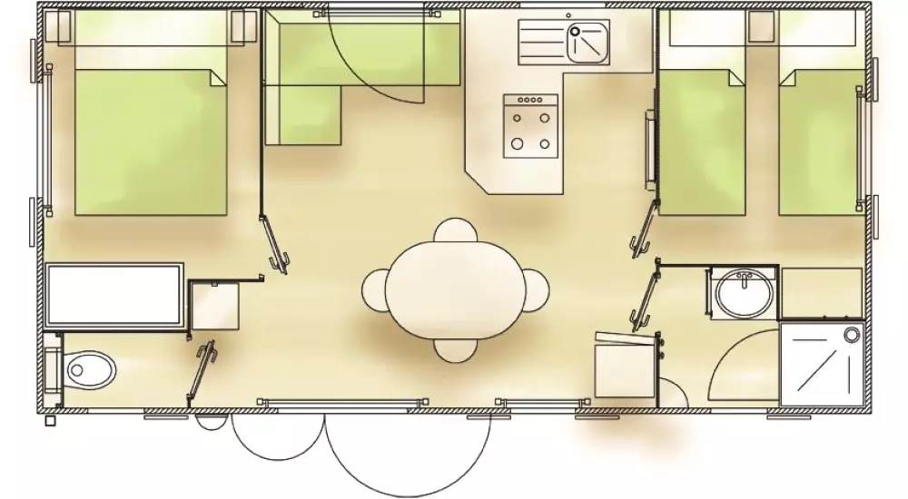 Camping Les Peupliers 5 Sterren★★★★★