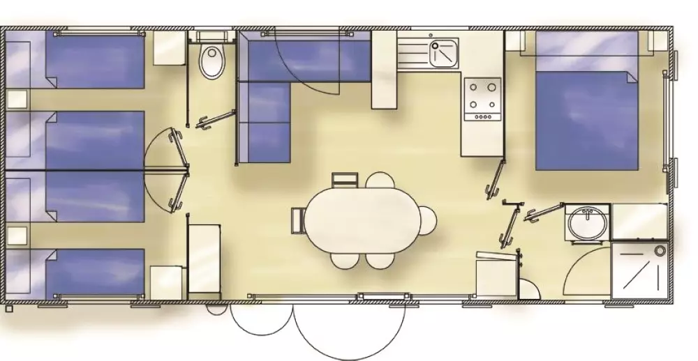 Camping Les Peupliers 5 Sterren★★★★★