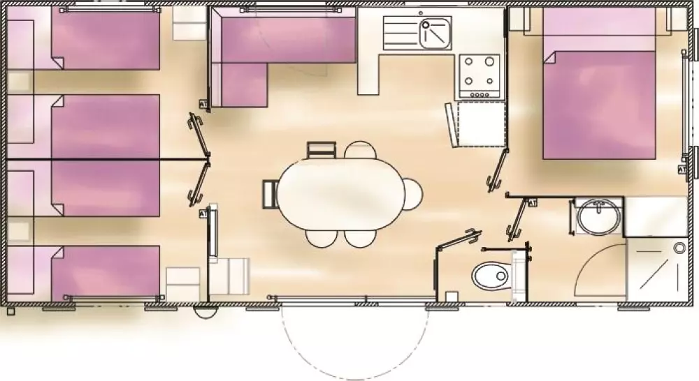 Camping Les Peupliers 5 Sterren★★★★★