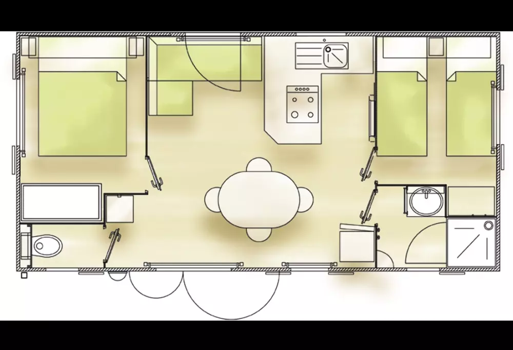 Camping Les Peupliers 5 Sterren★★★★★