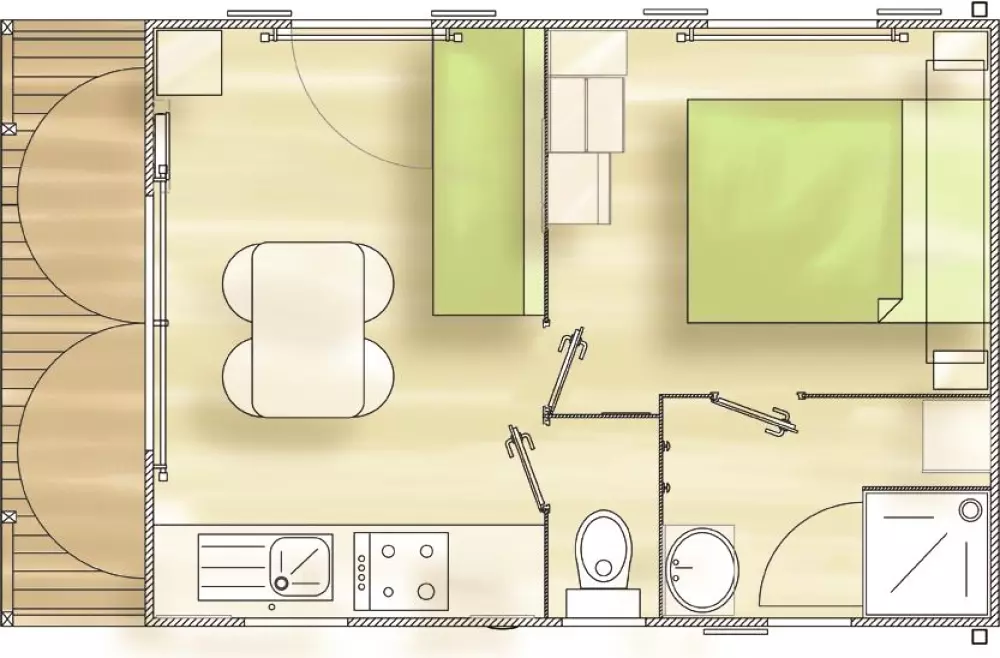 Camping Les Peupliers 5 Sterren★★★★★