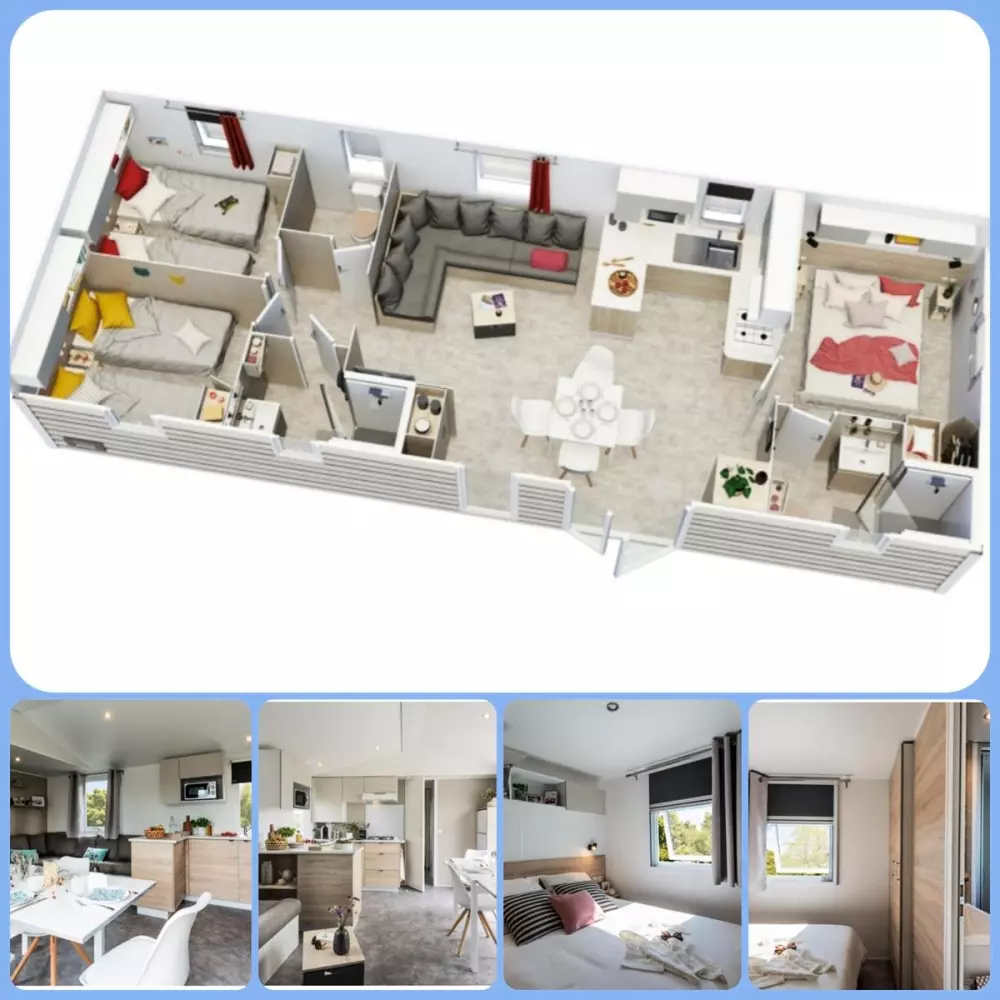 Campingpladser i Les Loges