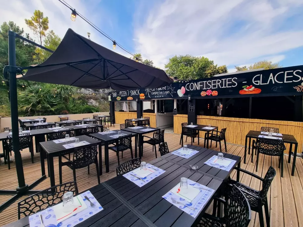 Campingpladser i Les Loges