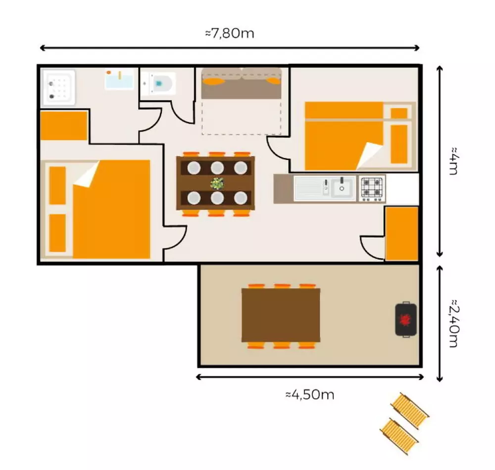 Campingplatz Lou Pignada 6 Sterne★★★★★★