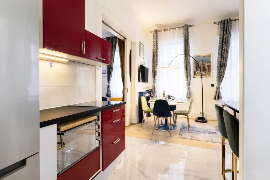 Citysuite tágas német Chic Balkon Imperial 2 P