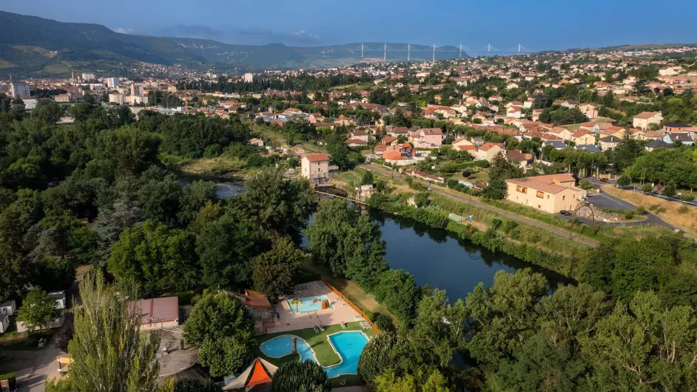 Campingplatz Millau Plage