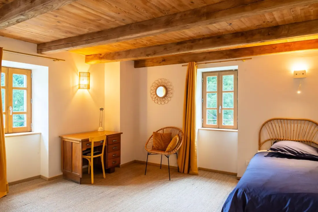 Gîte de France Ecogîte cévénola 5/6 Personen 3 Ohren