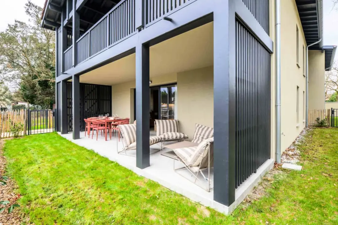 Gyönyörű apartman terasz és kert közelében
