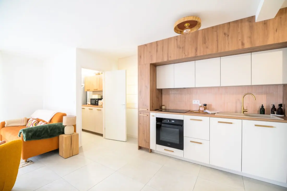 Gyönyörű apartman terasz és kert közelében