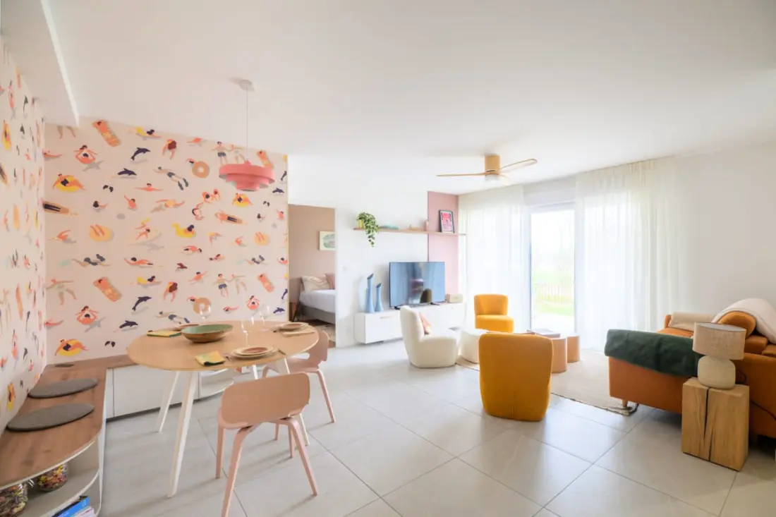 Gyönyörű apartman terasz és kert közelében