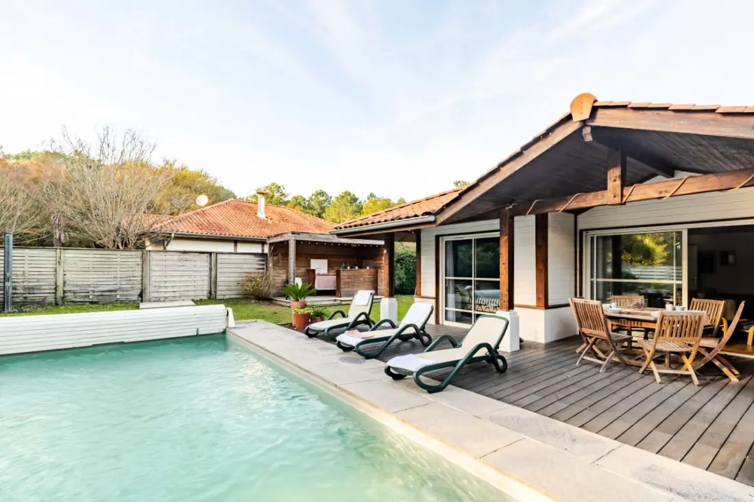 Villa 105 M2 Közeli óceán medencével és kerttel