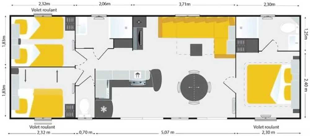 Camping Au Soleil d'Oc4 Sterne★★★★