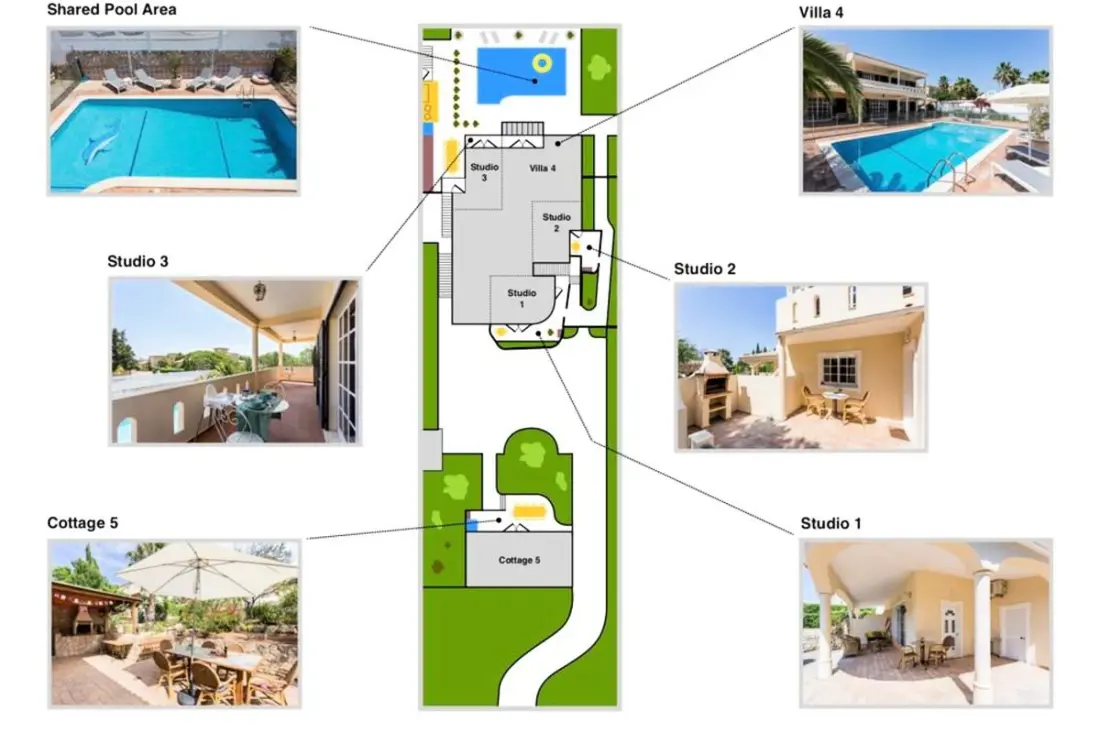 Quinta Da Liberdade Studio Apartman magán Patio