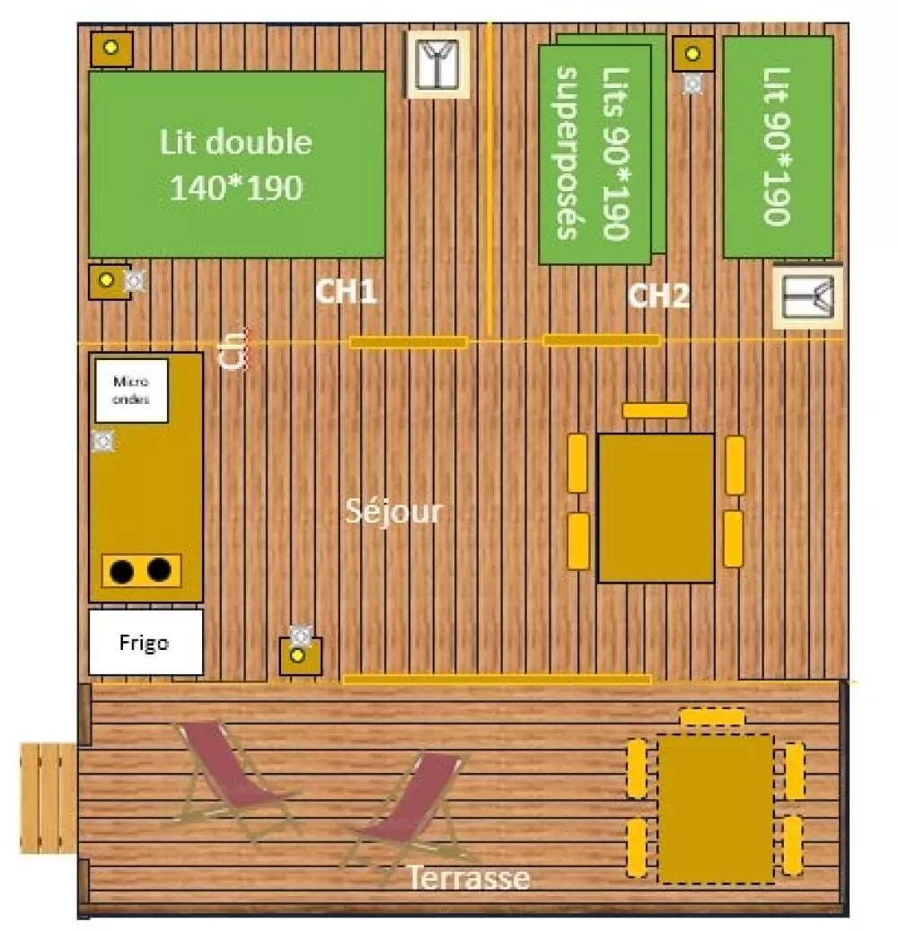 Camping and Gîtes du FAILLAL 3 Stars★★★