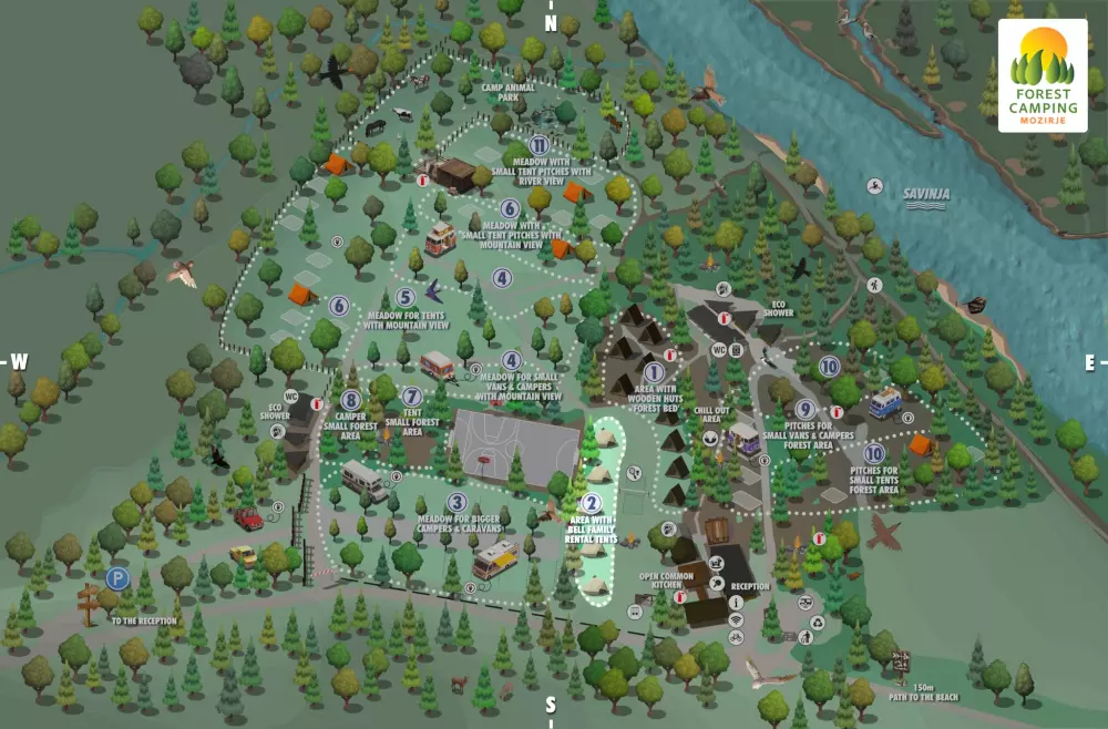 Forest Camping Mozirje 3 Stelle★★★