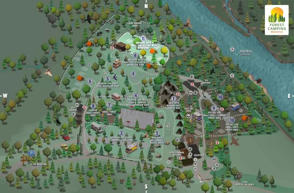 Forest Camping Mozirje 3 Stelle★★★