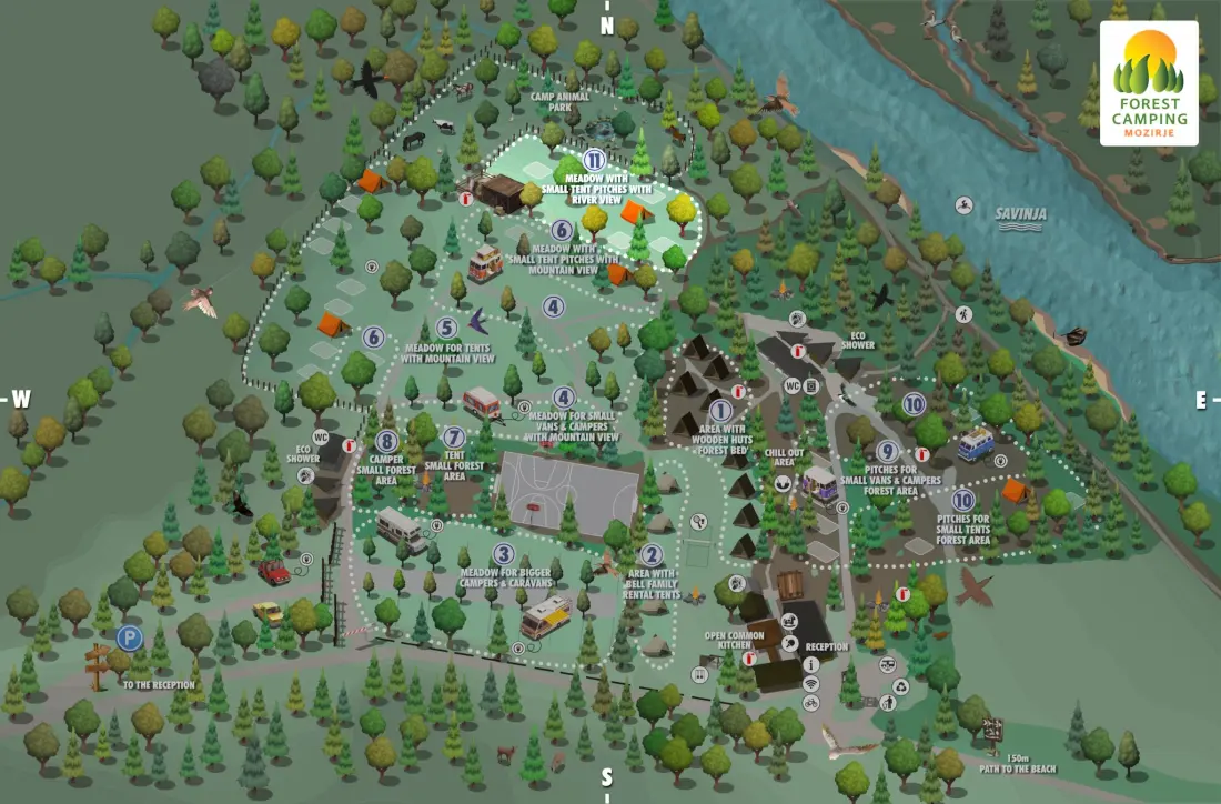 Forest Camping Mozirje 3 Gwiazdy★★★