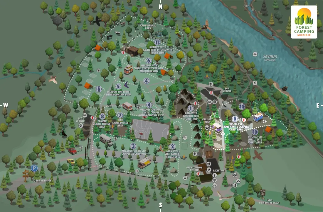 Forest Camping Mozirje 3 Gwiazdy★★★