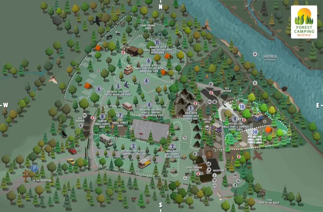 Forest Camping Mozirje 3 Gwiazdy★★★