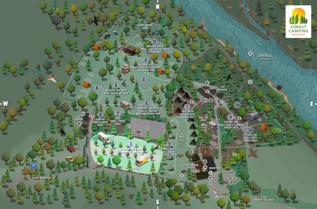 Forest Camping Mozirje 3 Gwiazdy★★★