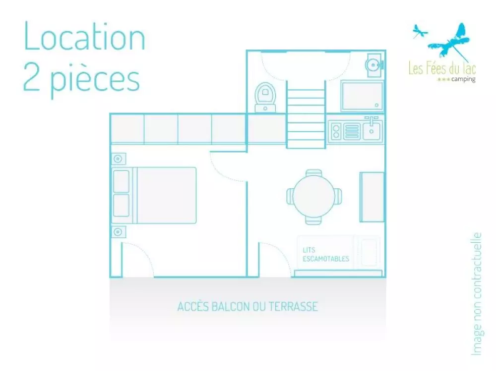 Camping Les Fées du Lac3 Sterne★★★