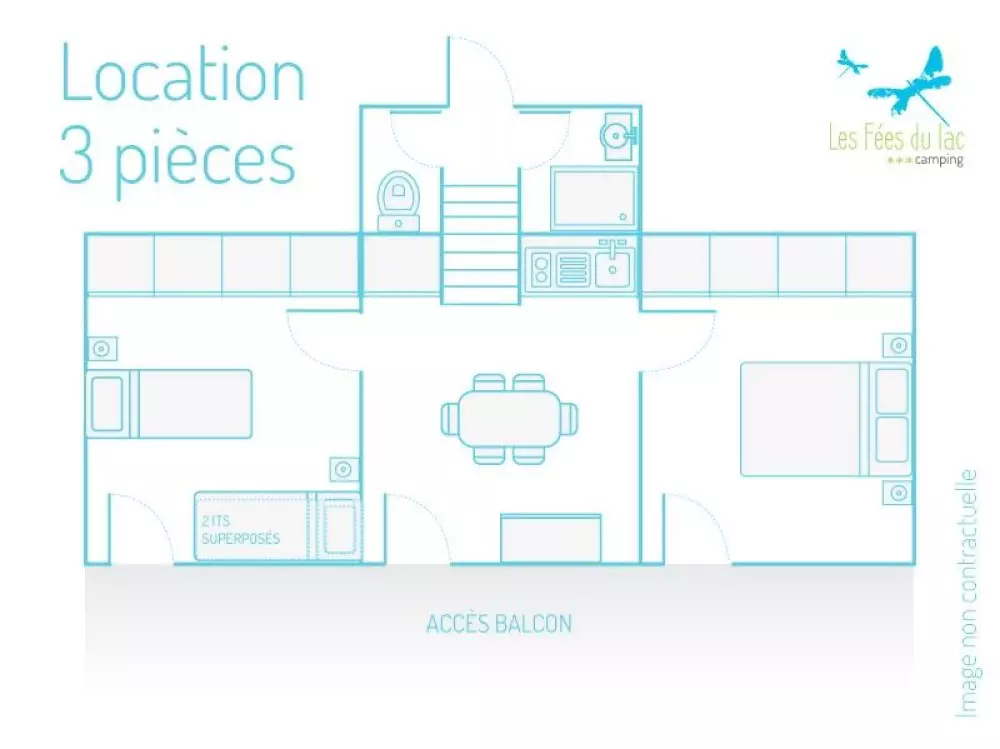 Camping Les Fées du Lac3 Sterne★★★