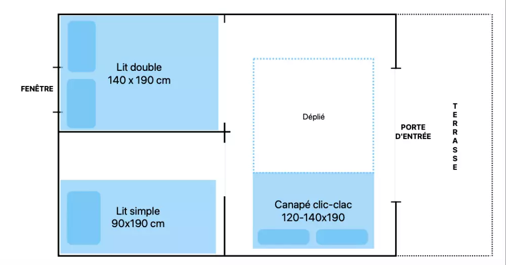 Kemping Des Deux Séquoias 1 Csillagok★
