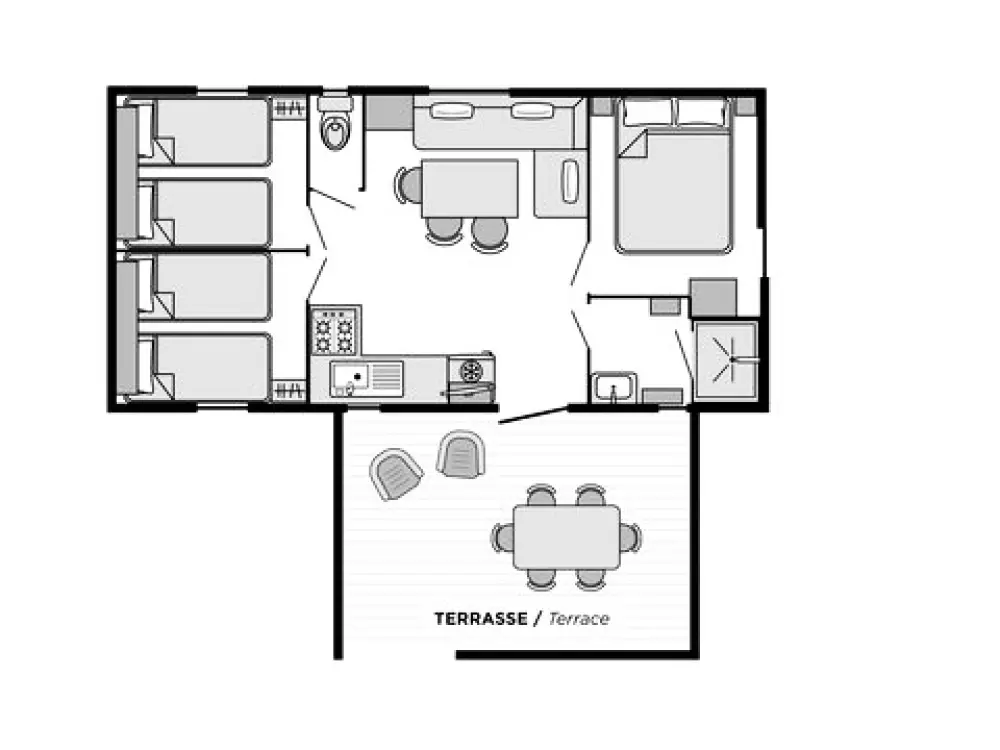 Camping Campéole La Côte des Roses 4 Sterren★★★★