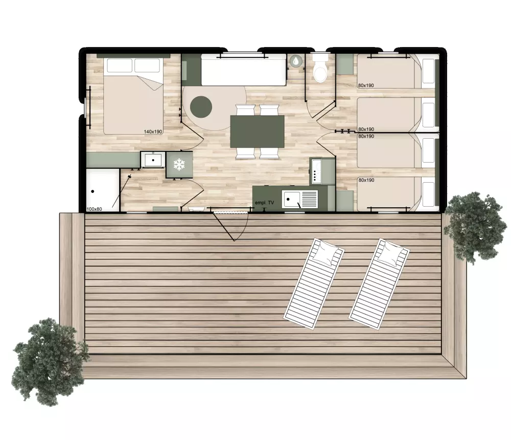 Blumen Camping Le Port de Neuvic 2 Sterne★★