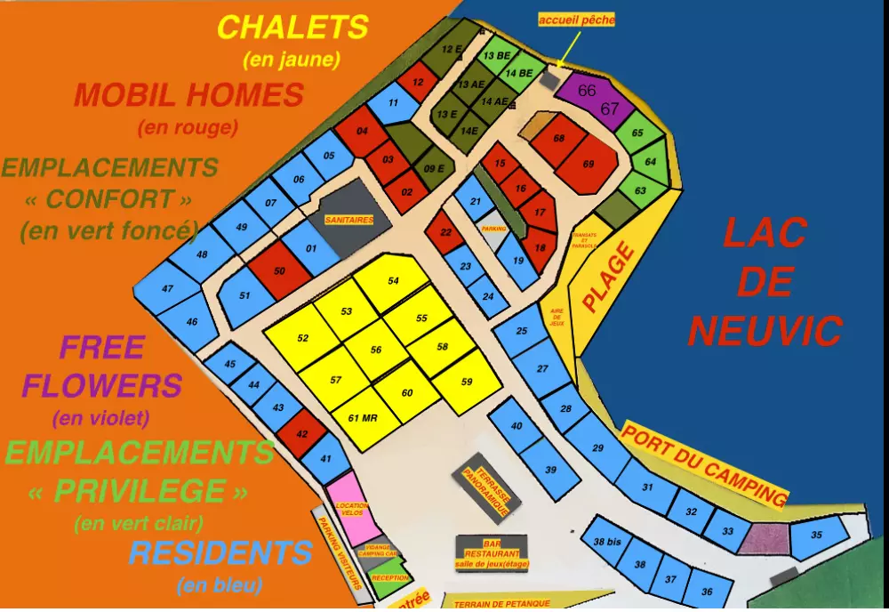 Blumen Camping Le Port de Neuvic 2 Sterne★★