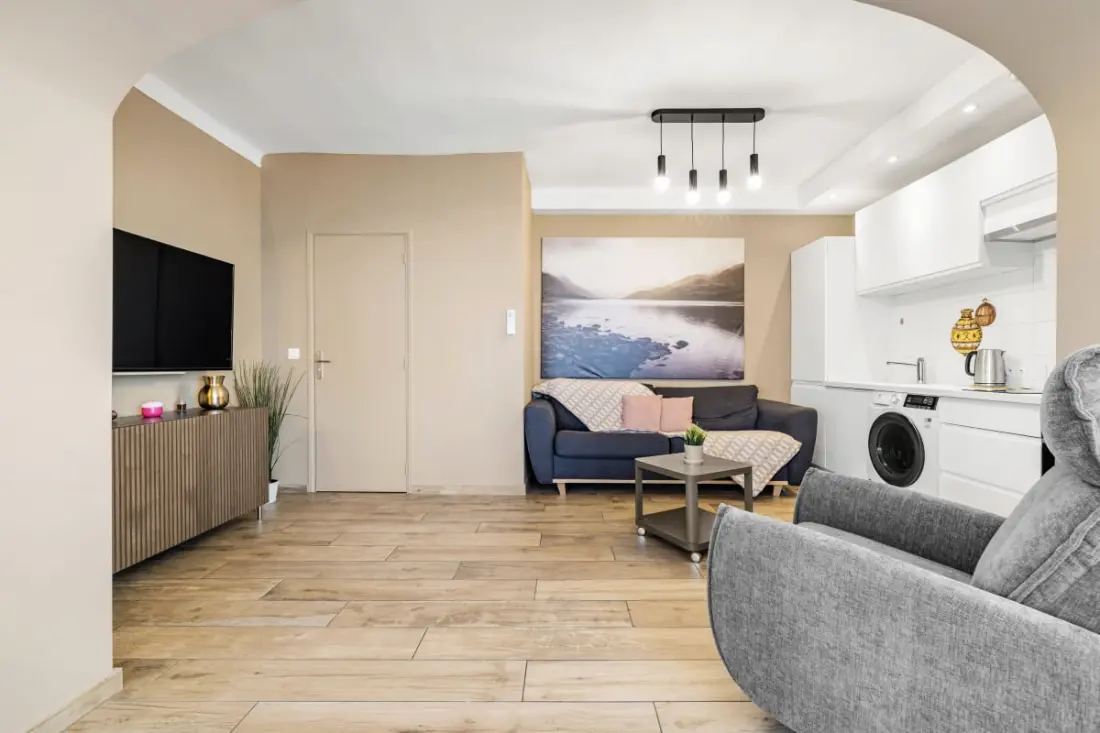 Ferienwohnung Charme De La Promenade, Meerblick -